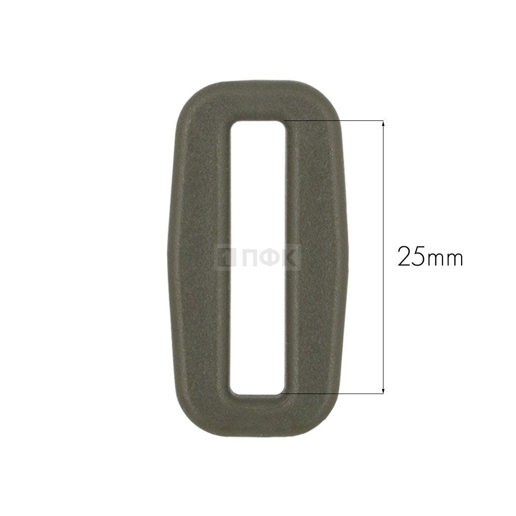 Пряжка-рамка Р-25(ОЩ-25) ПФЛ 25мм цв хаки (уп 1000шт/10000шт)