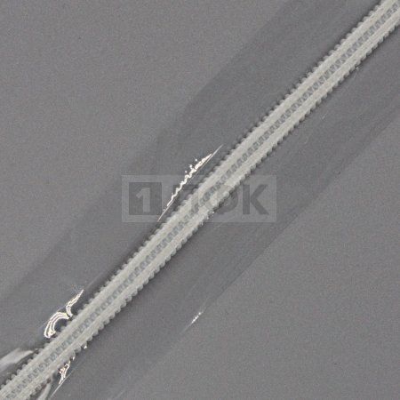 Рулонная молния спиральная (витая) тип 5 цв прозрачный ПВХ шир 35мм (рул 200м/уп 2000м) 15,4 гр/м