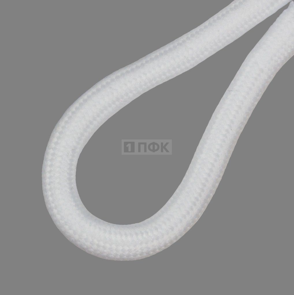 Шнурок 6мм 90см цв 101 белый (уп 100шт/3000шт)